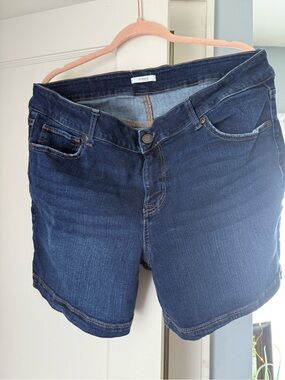 Maurices Dark Blue Denim Jean Shorts